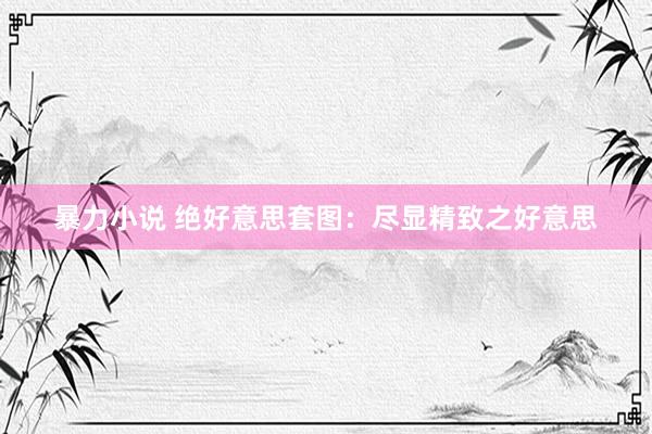 暴力小说 绝好意思套图：尽显精致之好意思